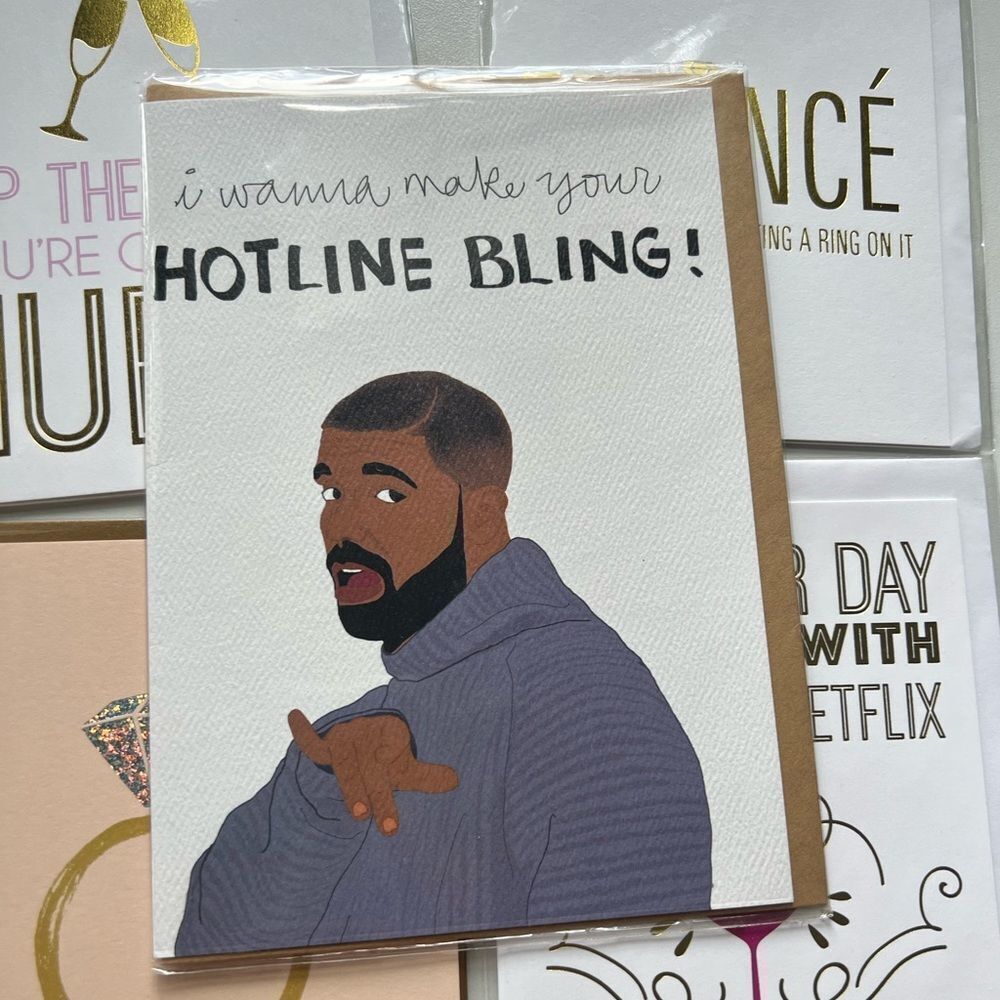 Drake Hotline Bling Greeting Card